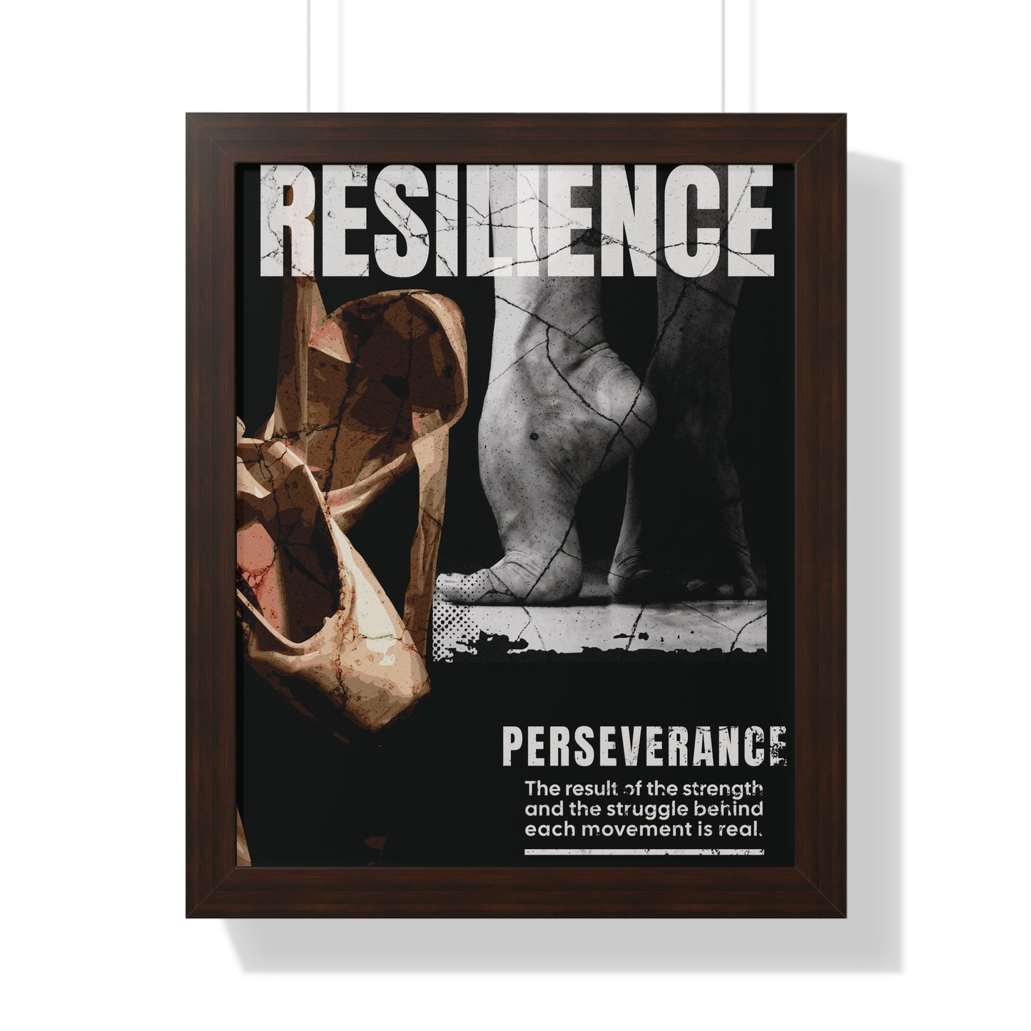 Resilience & Perseverance Framed Ballet Wall Art