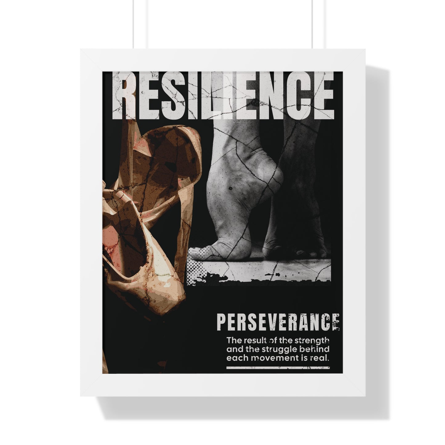 Resilience & Perseverance Framed Ballet Wall Art