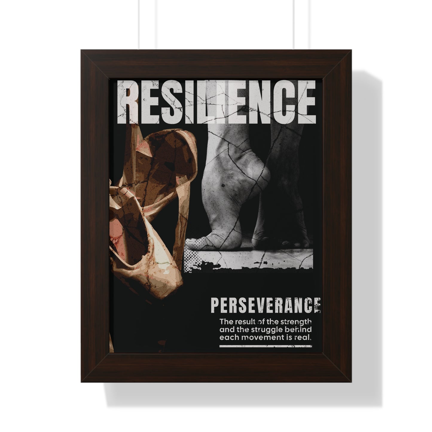 Resilience & Perseverance Framed Ballet Wall Art