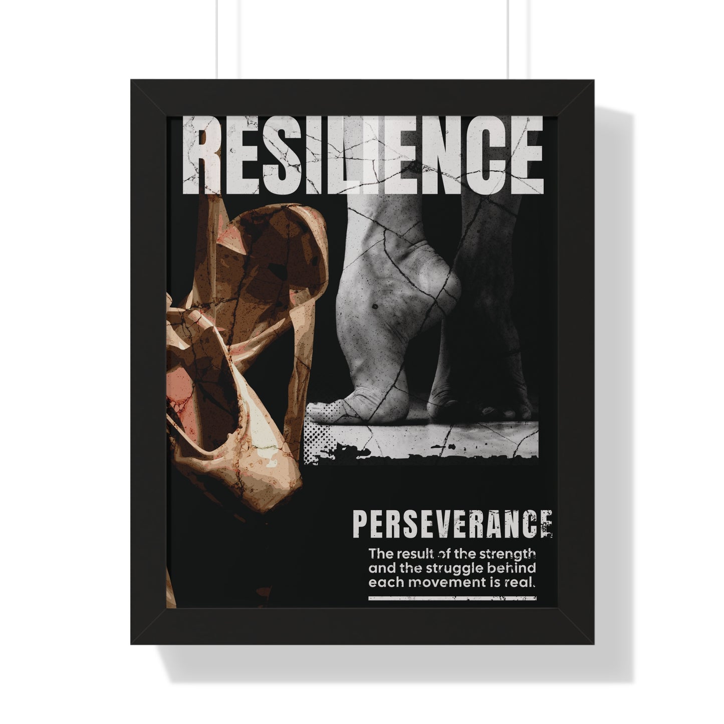 Resilience & Perseverance Framed Ballet Wall Art