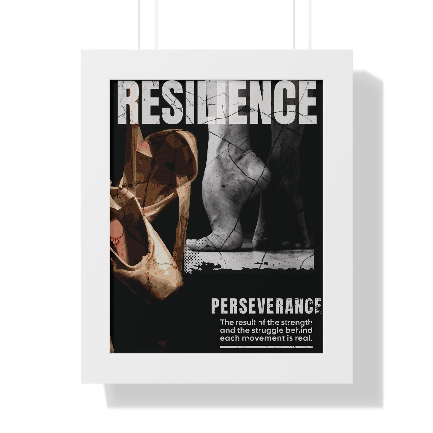 Resilience & Perseverance Framed Ballet Wall Art