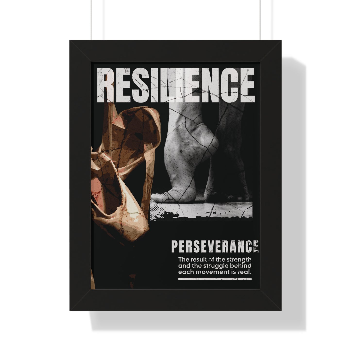 Resilience & Perseverance Framed Ballet Wall Art