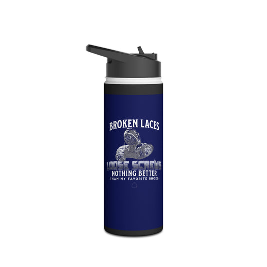 Broken Laces Loose Screws Tap Dance Water Bottle