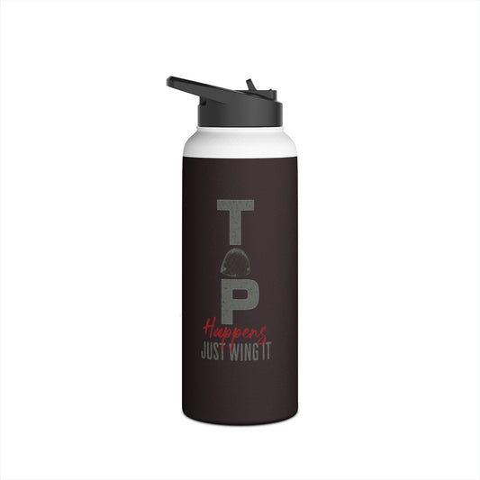 Tap Happens Just Wing It Tap Dance Water Bottle