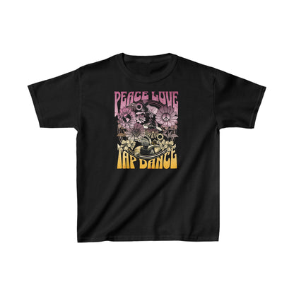 Peace Love Tap Dance- Kids Tap Dance T-shirt