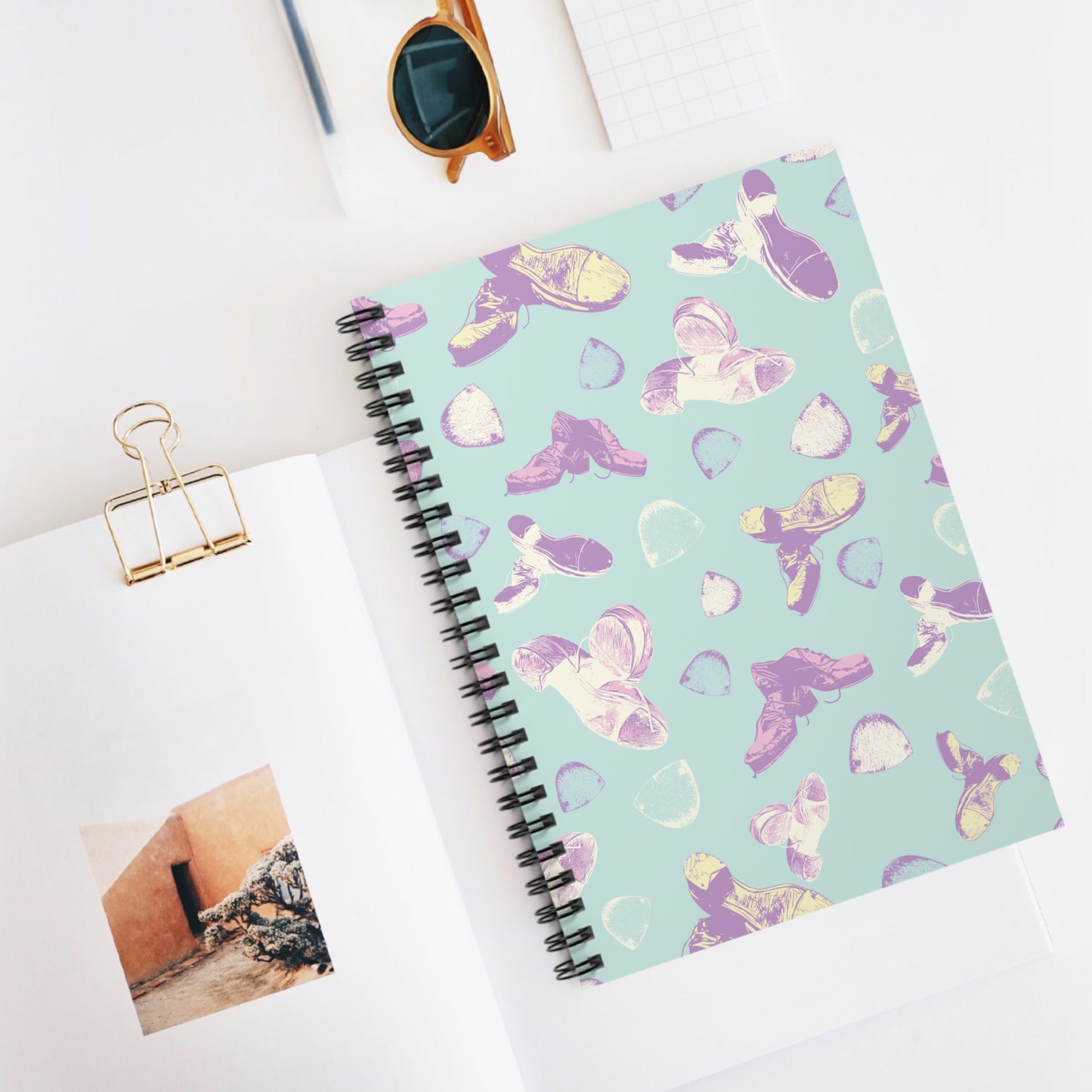 Retro Pastel Tap Dance Notebook