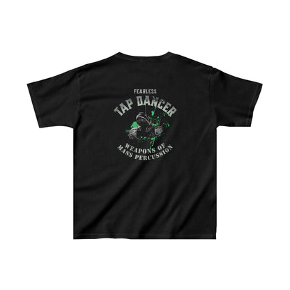 Fearless Tap Dancer Weapons Of Mass Percussion Youth Tap Dance T-shirt