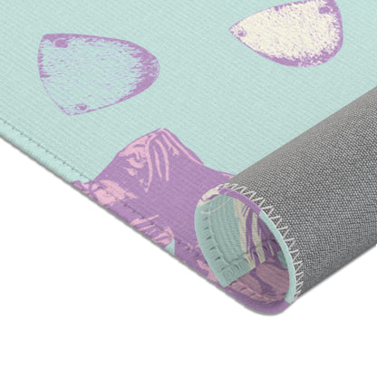 Retro Pastel Tap Dance Area Rugs