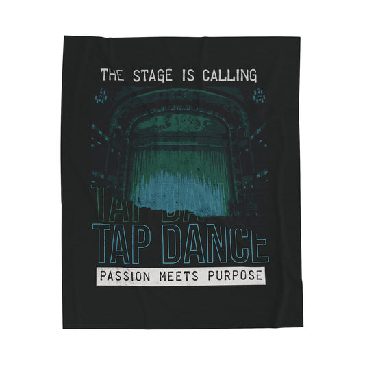 The Stage Is Calling Tap Dance Blanket