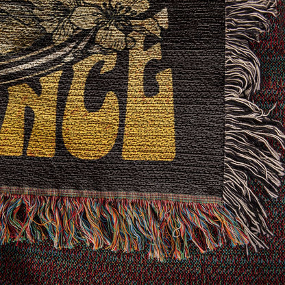 Peace Love & Tap Dance Heirloom Woven Tap Dance Blanket