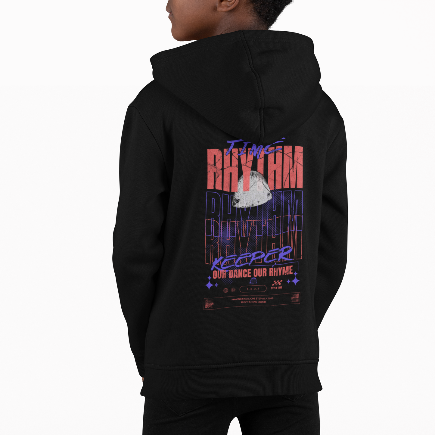 Time Keeper Streetwear Inspired Kids Tap Dance Hoodie